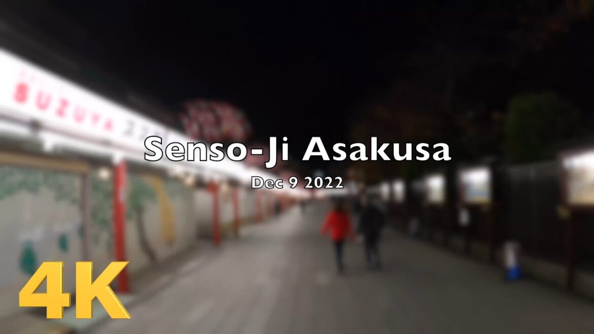 Nighttime Tour of Tokyo's Beautiful Senso-ji Asakusa
