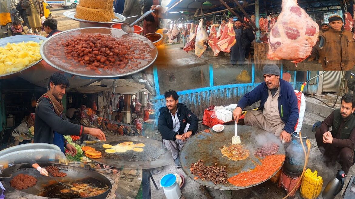 Traditional Street food in Sorkhrood do saraka | Specail Chalpi kabab | liver fry | Channa and lobya Traditional Street food in Sorkhrood do saraka | Specail Chalpi kabab | liver fry | Channa and lobya