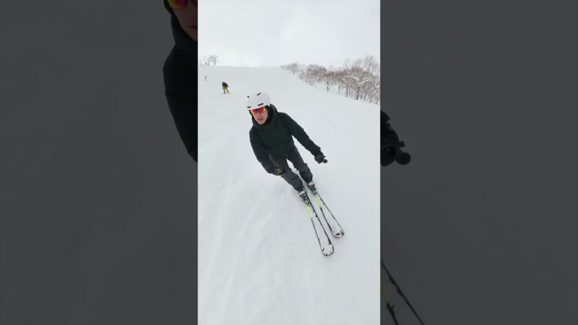Skiing in Niseko, Hokkaido, Japan