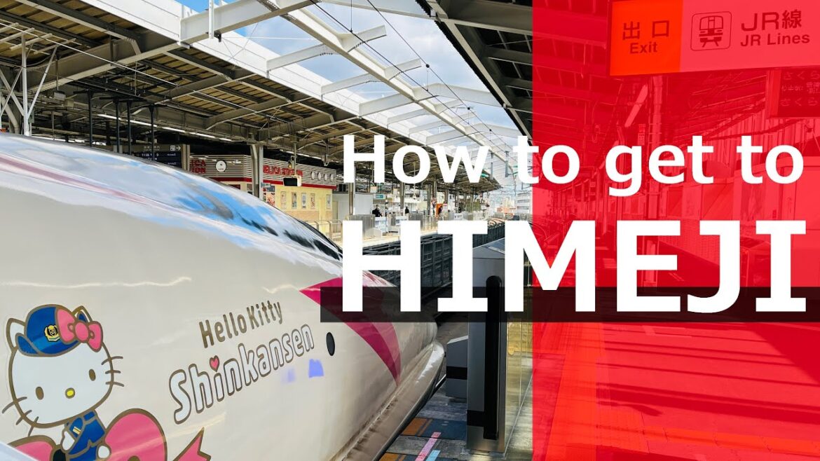 How cute! Hello Kitty Shinkansen KODAMA │ The way from Namba to HIMEJI How cute! Hello Kitty Shinkansen KODAMA │ The way from Namba to HIMEJI