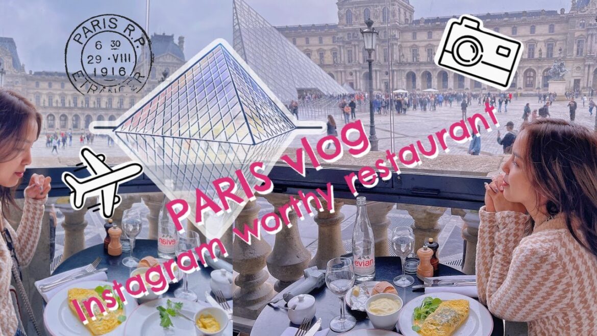 Le Café Marly - Restaurant with The Louvre Pyramid view | Paris Vlog March 2022