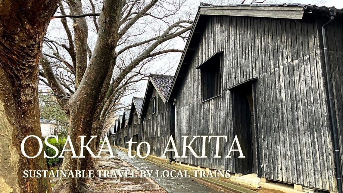 I traveled half of Japan by local trains | #1 Osaka to Akita | Vegan I traveled half of Japan by local trains | #1 Osaka to Akita | Vegan