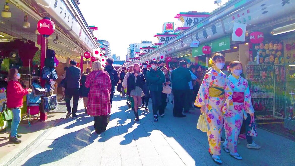 Asakusa in Tokyo. Feel Japanese culture ♪ 💖 4K ASMR non-stop 1 hour 03 minutes Asakusa in Tokyo. Feel Japanese culture ♪ 💖 4K ASMR non-stop 1 hour 03 minutes