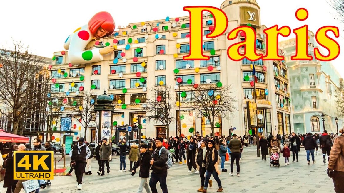Paris, France🇫🇷 -Paris Walk 2023 4K | Relaxing Walking Tour in Paris | Paris 4K | A Walk In Paris