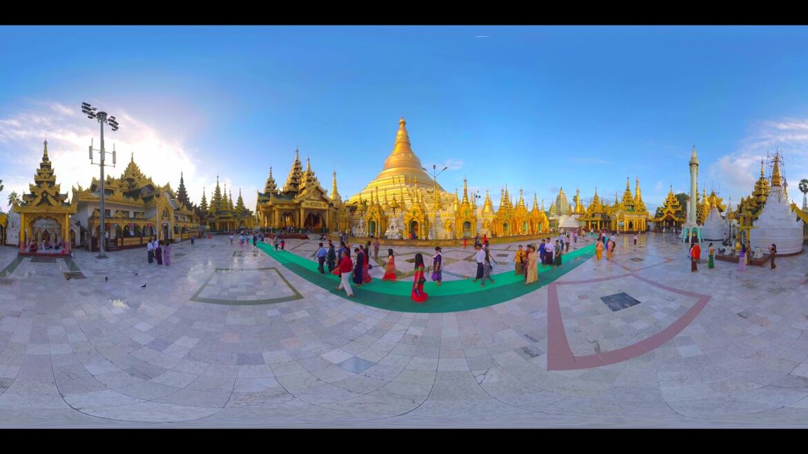 360 vr Great Dagon Pagoda | Virtual Tour Shwedagon Pagoda