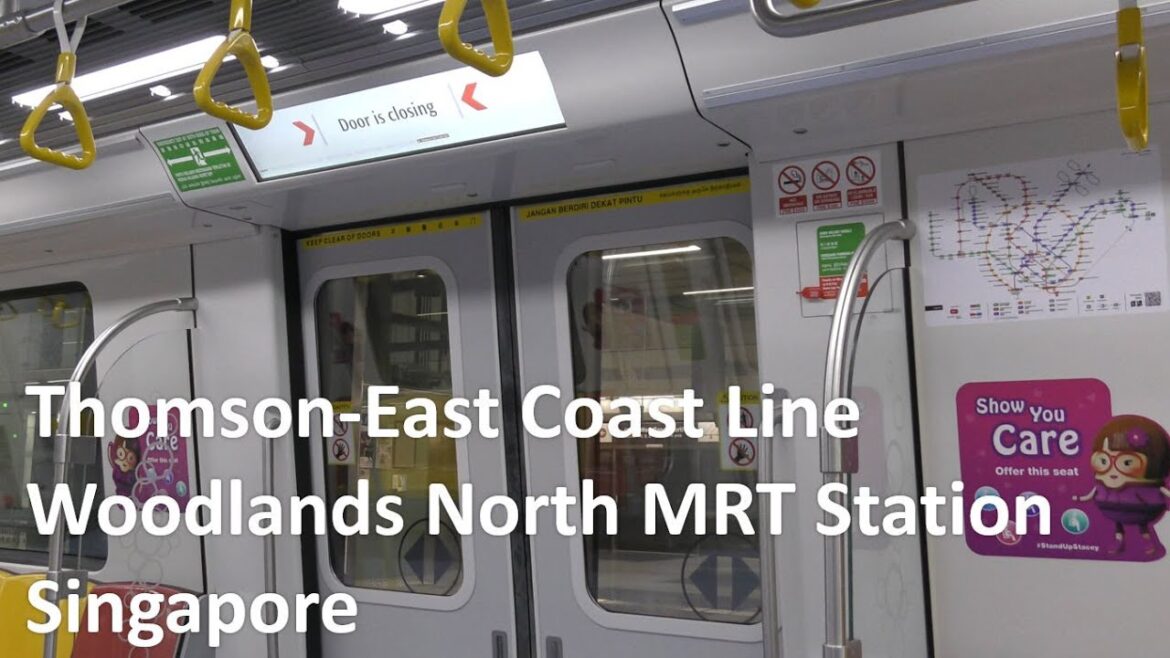[SMRT Singapore] Thomson East Coast Line Woodlands North MRT Station Singapore