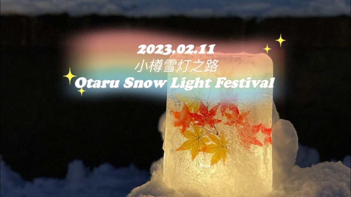 Japan Travel Day 3 Otaru Snow Light Festival 小樽雪灯之路| Living alone in Vancouver