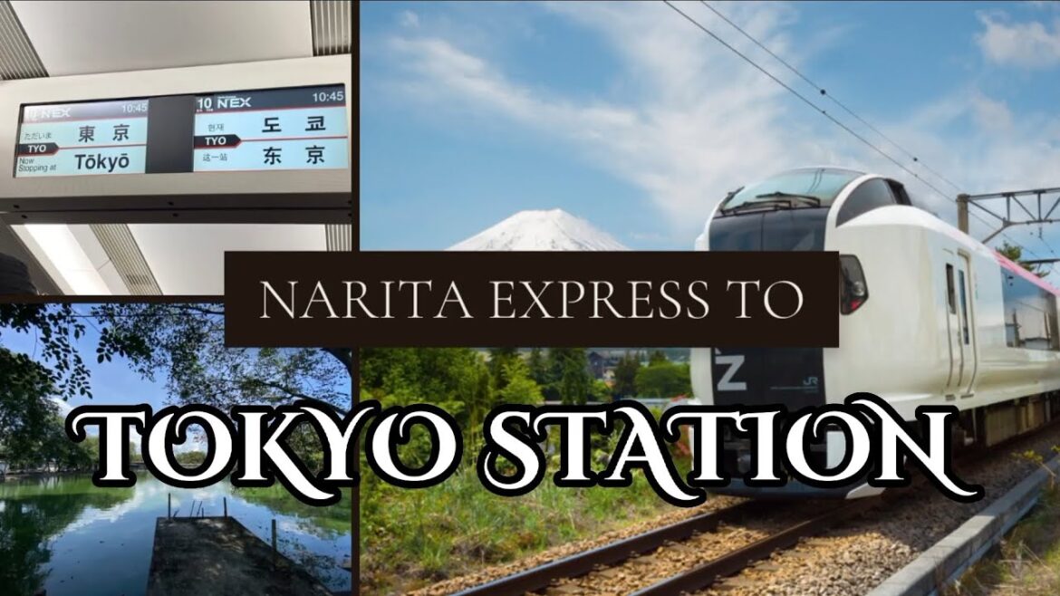 Narita Express to Tokyo Station - Tokyo Journey Begins ‖ Walk Around