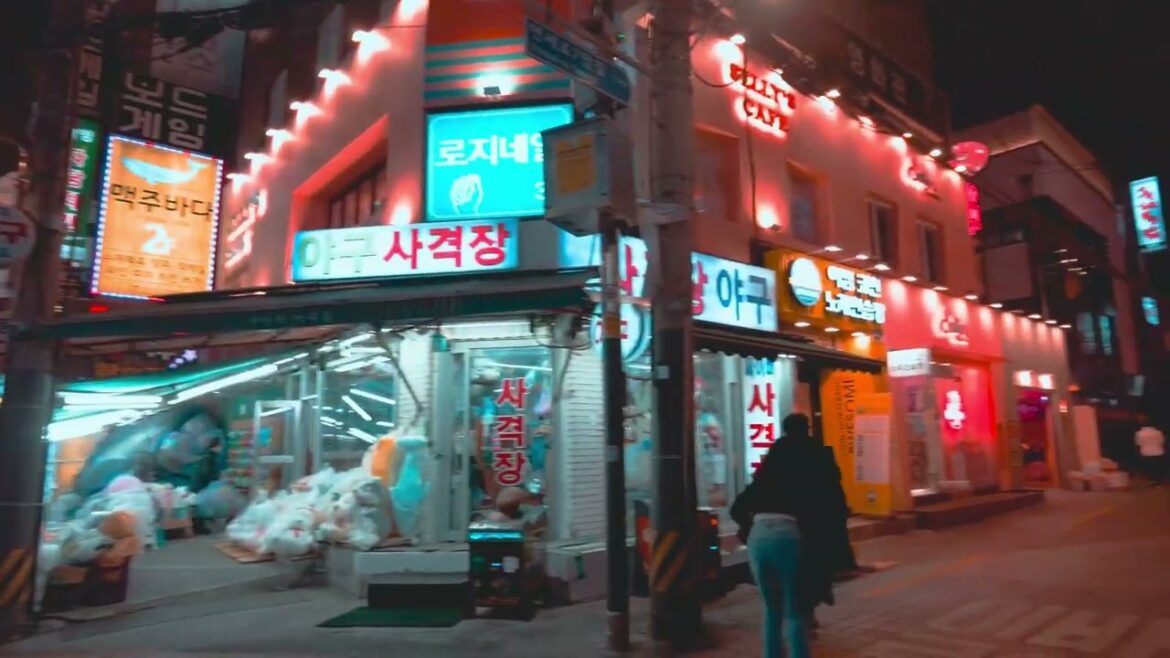 [4K] Walking Korea - Seoul downtown,.Shinchon, Jong-ro,