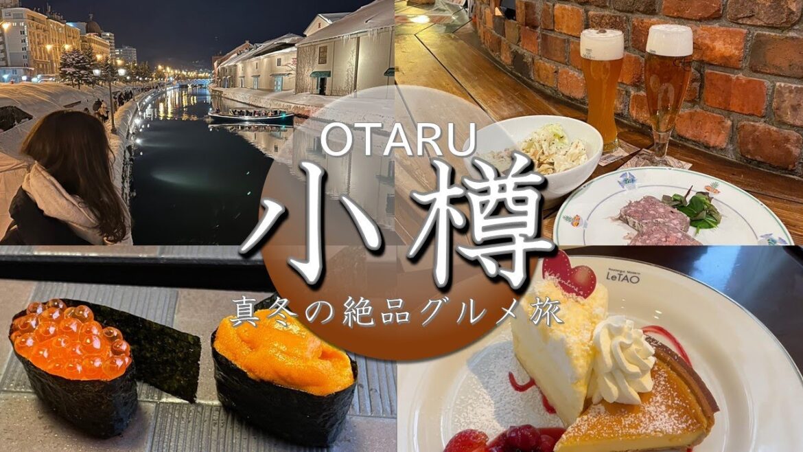 【北海道旅行vlog】小樽半日観光モデルコース/伊勢鮨・ルタオ本店・かま栄・小樽倉庫No1