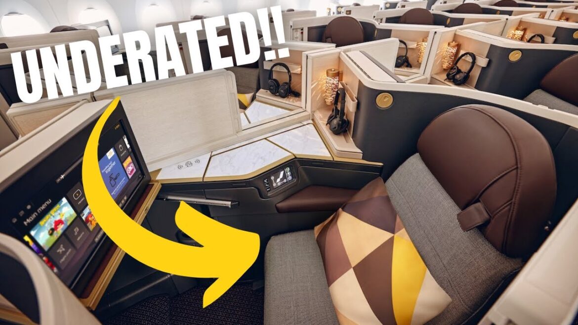 ETIHAD A350-1000 NEW Business Class (IST-AUH)(REVIEW)