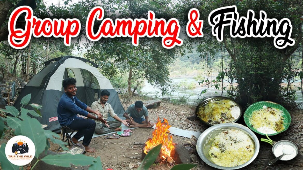 2 Days Group Camping in Deep Forest of India | Camping and Fishing in Jungle River #campinginindia