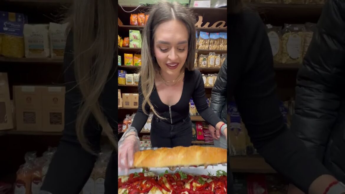 🇦🇱 GIANT Albanian Sandwich in NYC #shorts