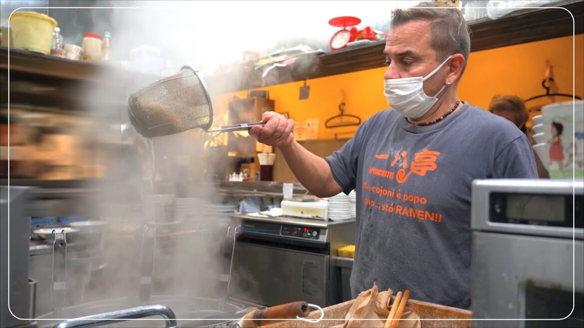 大将はイタリア人!ラーメンの常識を変えた伊達男「一八亭」に密着!japanese street food Italian ramen. 大将はイタリア人!ラーメンの常識を変えた伊達男「一八亭」に密着!japanese street food Italian ramen.