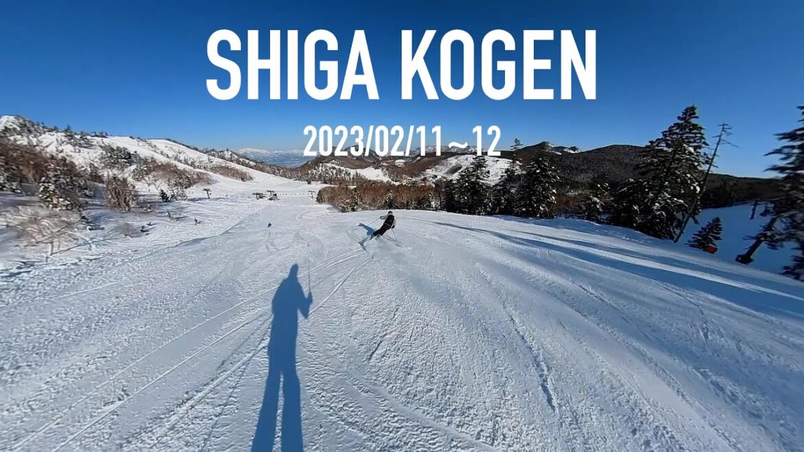 Shiga Kogen, Kumanoyu family ski trip v-log