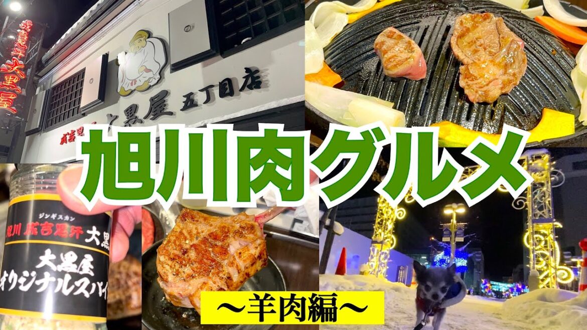 【旭川肉グルメ 羊肉編】予約の取れない超人気ジンギスカン屋『成吉思汗 大黒屋』北海道で一番行きたかったお店へいざ!絶品ラムの連続であまりの美味しさに腰抜かす😵 旭川冬のイルミネーション 【旭川肉グルメ 羊肉編】予約の取れない超人気ジンギスカン屋『成吉思汗 大黒屋』北海道で一番行きたかったお店へいざ!絶品ラムの連続であまりの美味しさに腰抜かす😵 旭川冬のイルミネーション