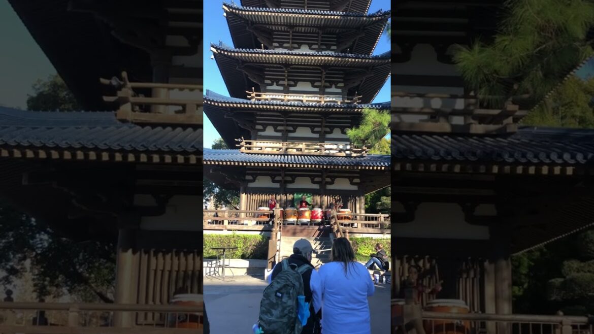 EPCOT Traditional Japanese Drummers | 4K Disney World Showcase | Orlando | Little Happy Travels