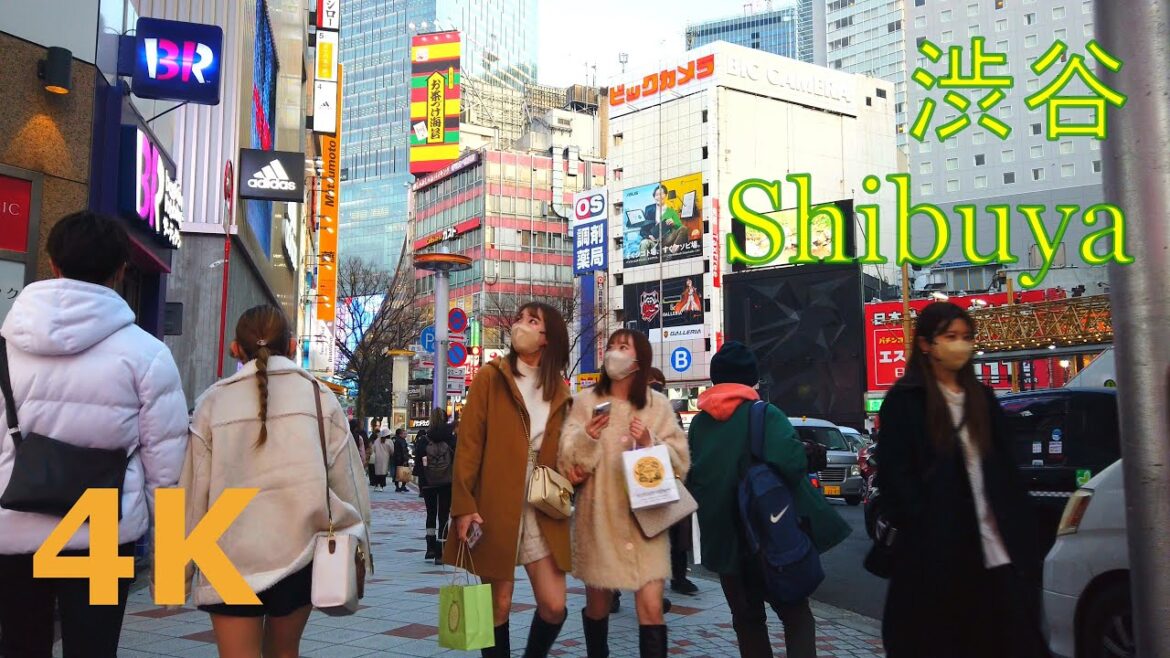 【4k】Tokyo walk-Shibuya🐶渋谷を散歩
