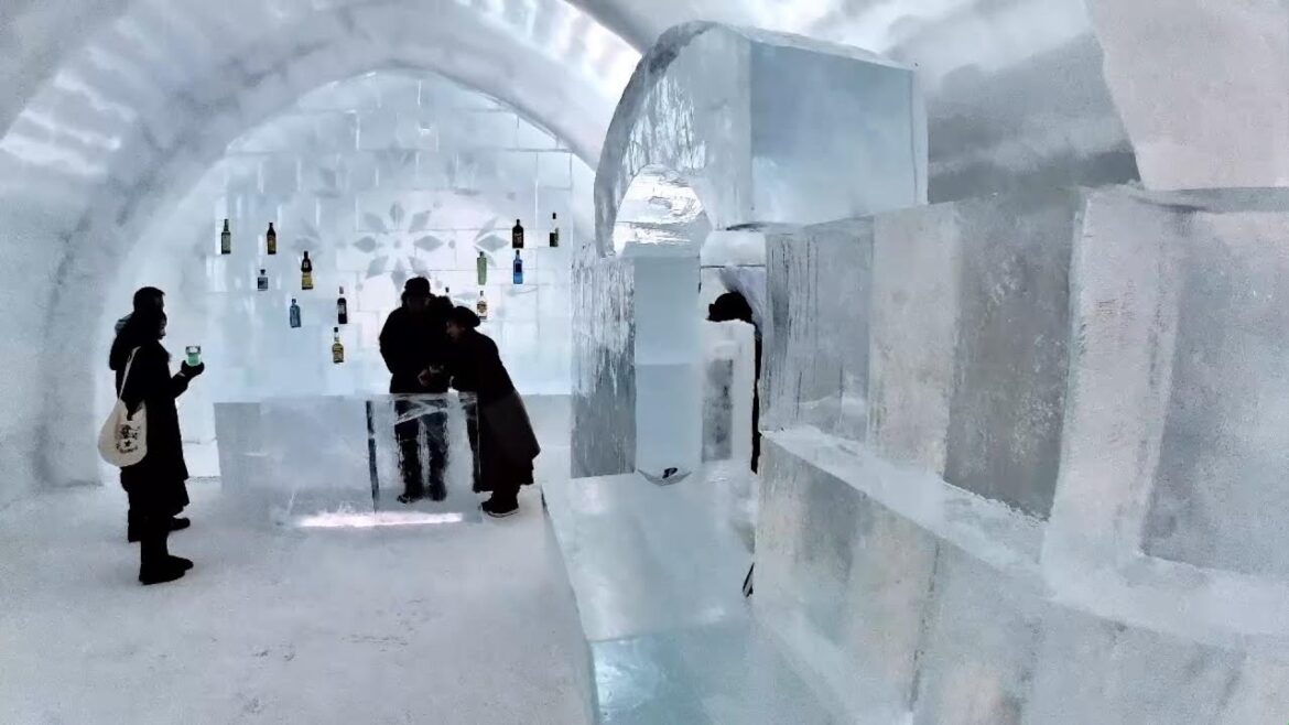 I went to Lake Shikaribetsu Kotan, an ice village on the lake, on a day trip! Ekiben for breakfast