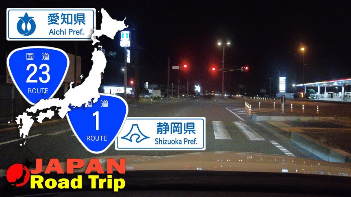 Long Midnight Drive from Shizuoka towards Aichi Japan | 4K DJI Pocket 2 Video Long Midnight Drive from Shizuoka towards Aichi Japan | 4K DJI Pocket 2 Video