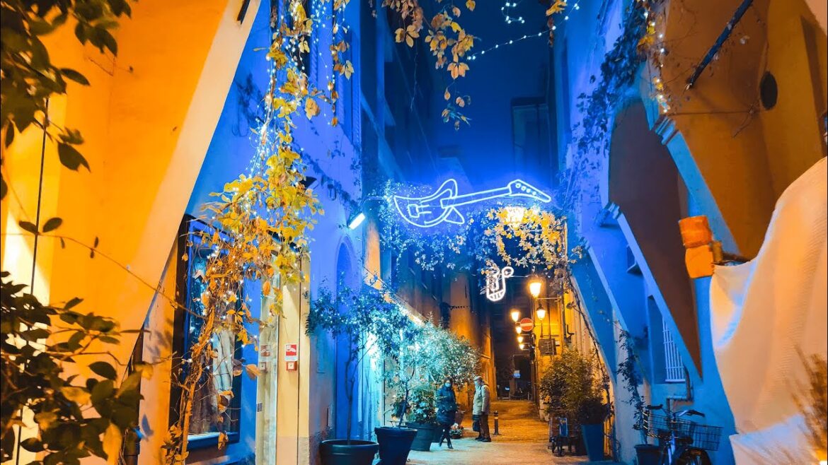 Magical Street in Bologna. Italy - 4k Virtual Walking Tour around the City - Travel Guide. #86