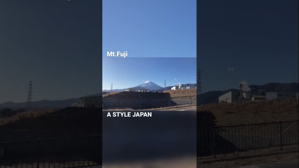 Mt.Fuji winter sunny #shorts @ASTYLEJAPANTV Mt.Fuji winter sunny #shorts @ASTYLEJAPANTV