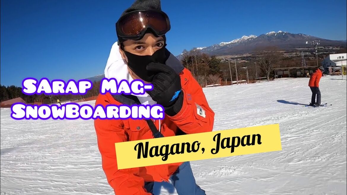 Sarap Mag Snowboarding | Napakalamig | Winter in Japan | Pinoy in Japan
