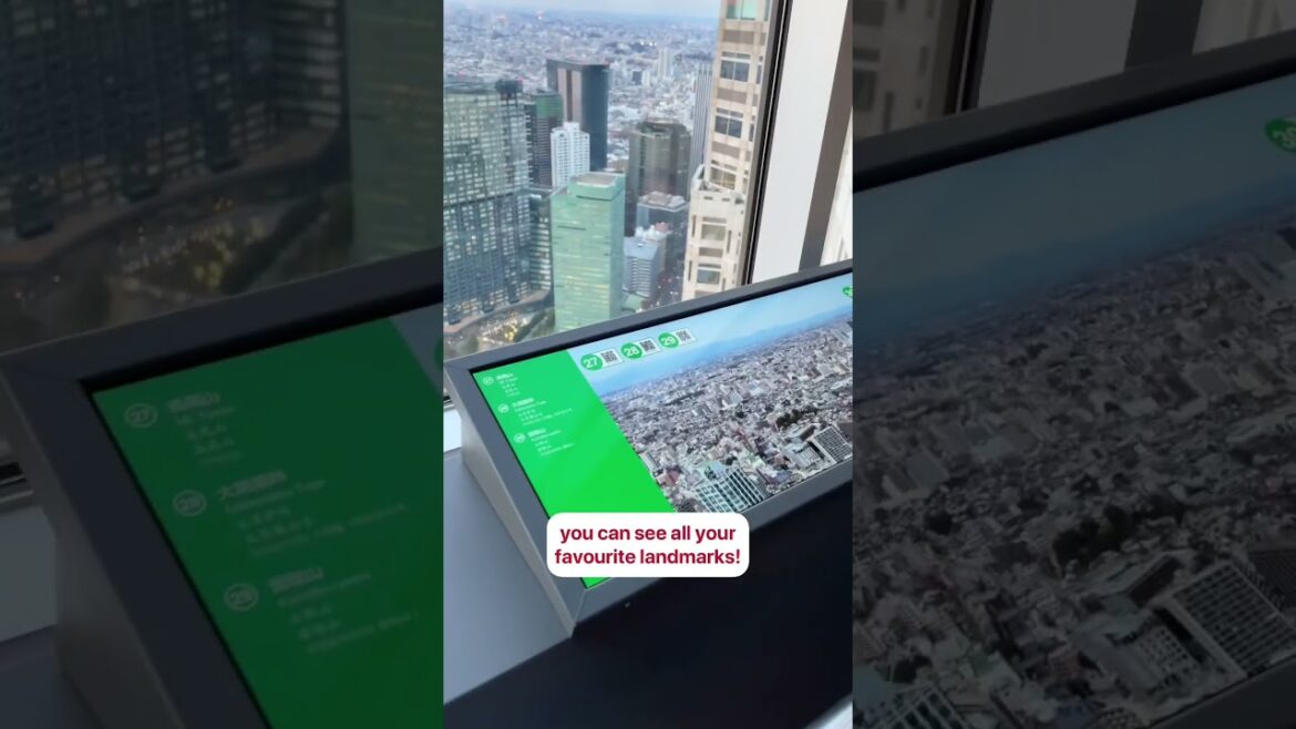 🏙️Visit the free Tokyo Observatory!