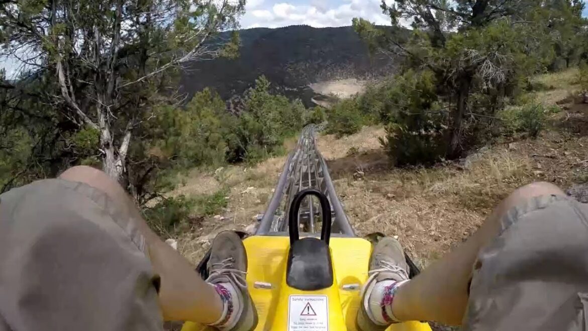 Alpine Coaster POV - Glenwood Caverns (HD)