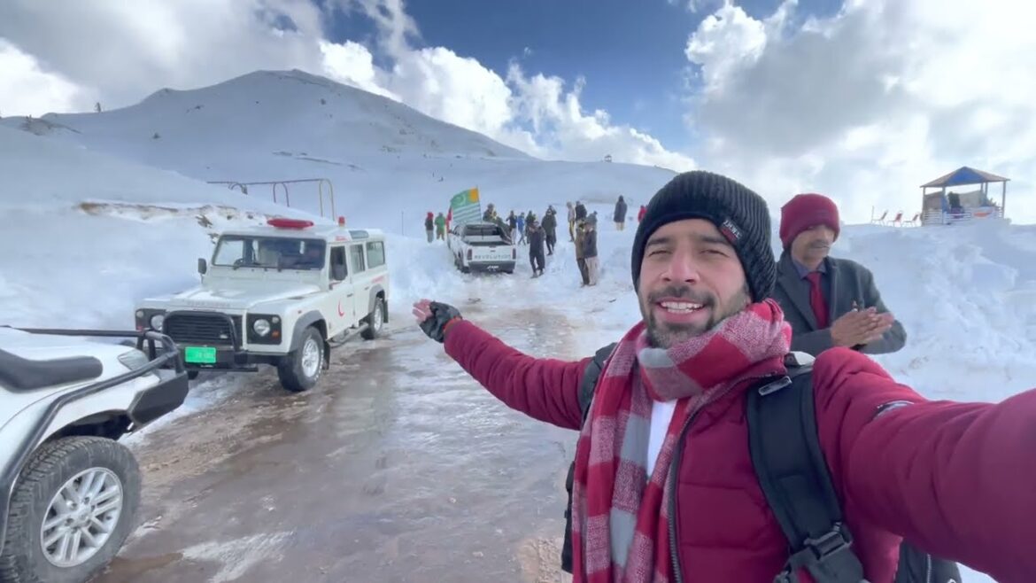 Ganga Choti Bagh Azad Kashmir || Heavy Snow || Ganga Choti Snow Festival 2023