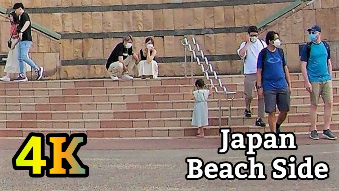 VR Walk - Japan Beach - Walking Tour - 3D Tourism