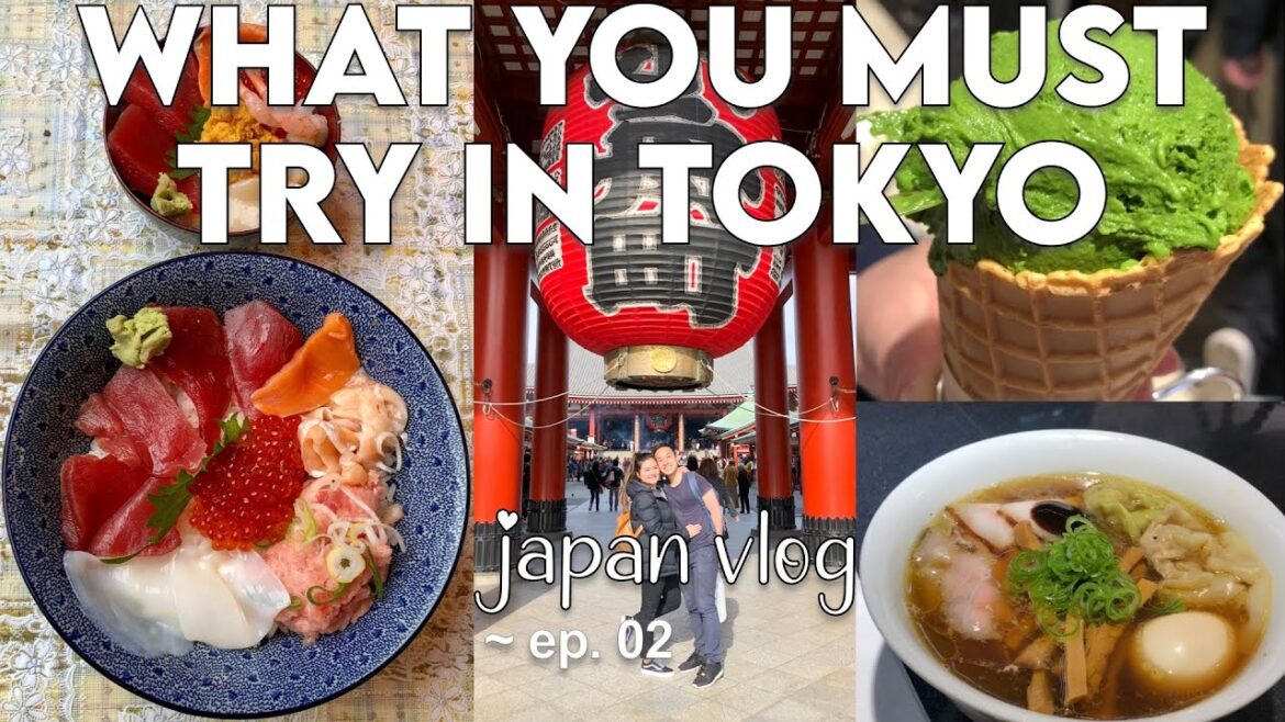 TOKYO MUST TRY Food & Travel Guide Vlog 🇯🇵 sashimi bowl, Senso-ji temple, MICHELIN STAR ramen ⭐