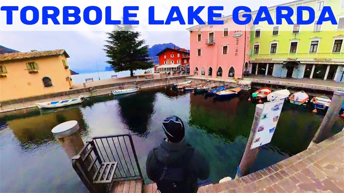 [4k] 🇮🇹 TORBOLE LAKE GARDA ITALY | HYPERLAPSE PREVIEW WALKING TOUR