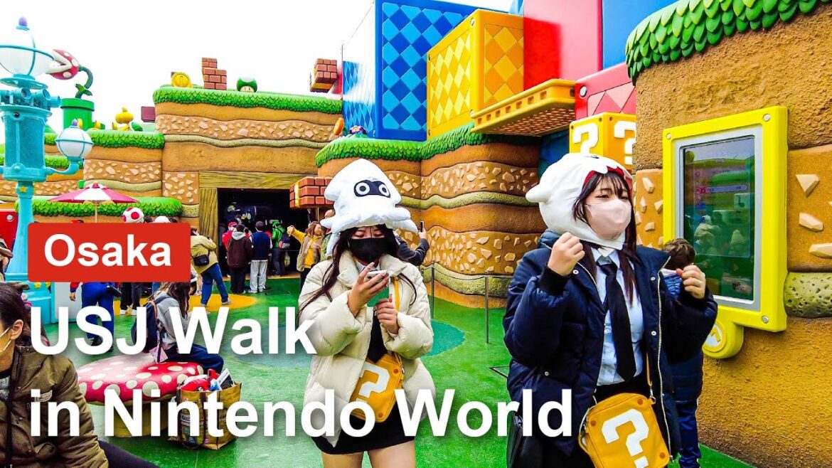 【Osaka 💖】Walk Japan – Walk Mario Part on the daytime in USJ【4K】오사카 โอซาก้า 【Osaka 💖】Walk Japan - Walk Mario Part on the daytime in USJ【4K】오사카 โอซาก้า