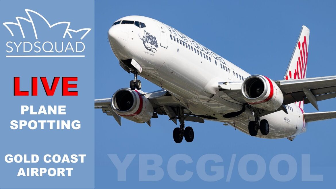 🔴 Live Plane Spotting @ Gold Coast  Airport w/ Matt + ATC!🔴 2023 Webcam Australia