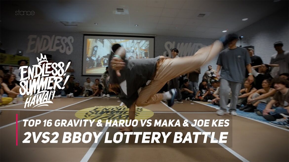 GRAVITY & HARUO vs MAKA & JOE KES | TOP 16 BBOY | Endless Summer Jam! Hawai'i 2023 | STANCE