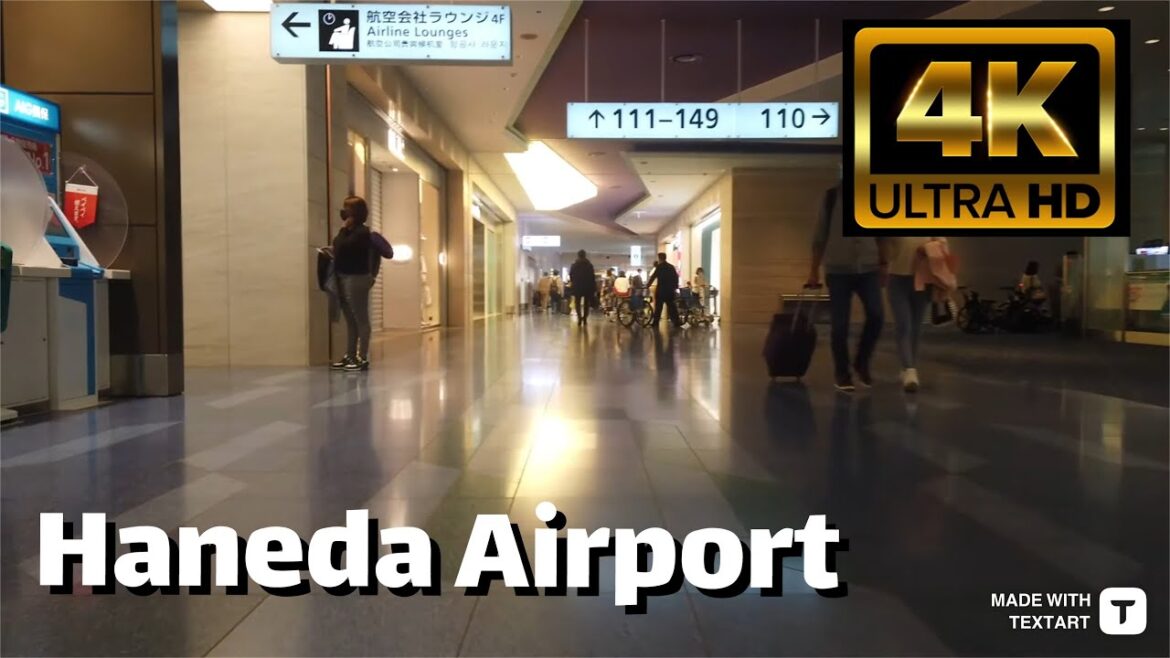 Tokyo Haneda Airport Walk- Terminal 3 - 4K HDR