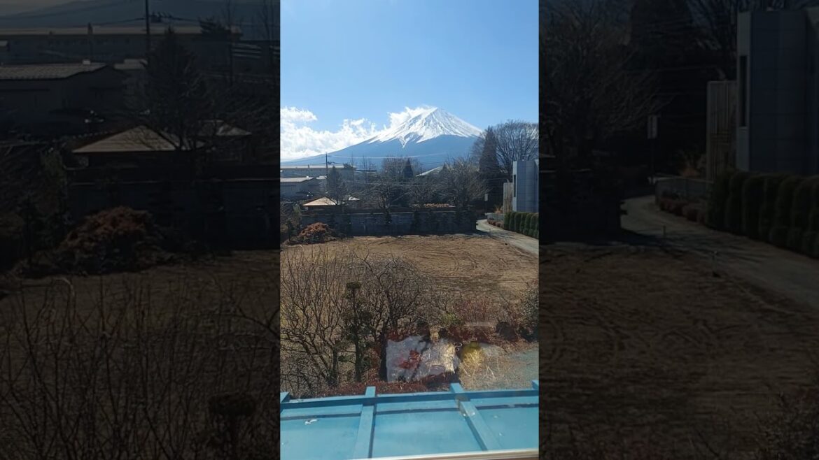 Clear View of #Fuji From Our #Hotel #Window #Japan