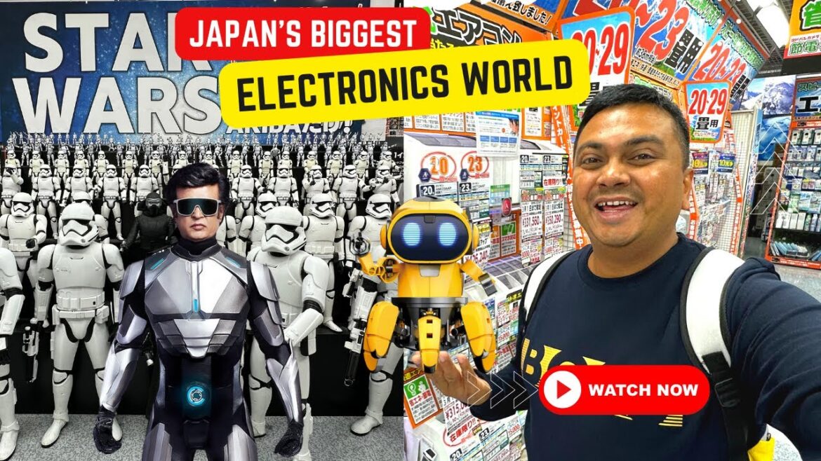 Exploring Japan's Biggest Electronic Store in Akihabara - The Land of Anime | Japanese Electronics