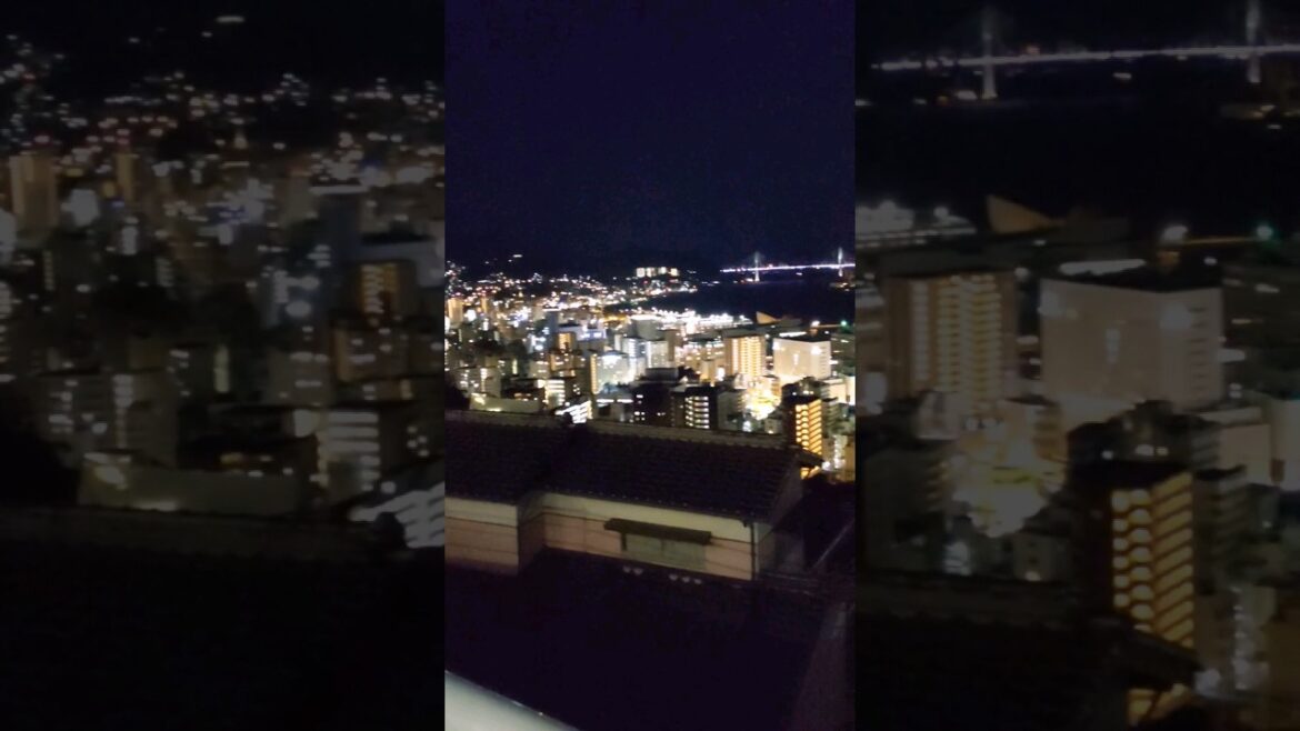 Experience The Beauty Of Nagasaki Japan At Night. #shorts #travel #japantravel #japan #nagasaki