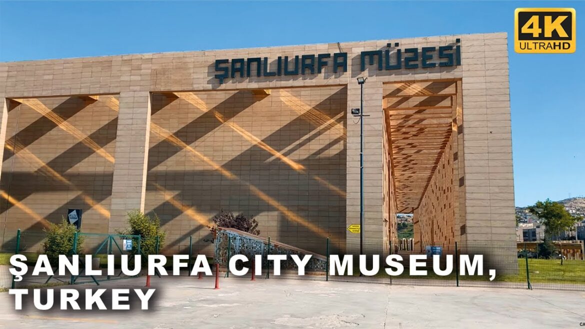 Şanlıurfa Museum, Turkey Complete Walking Tour 2022 | 4K