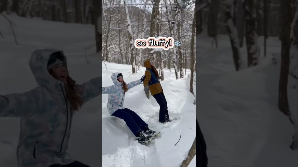 Snowshoeing in Oirase Gorge – Aomori Japan Snowshoeing in Oirase Gorge - Aomori Japan