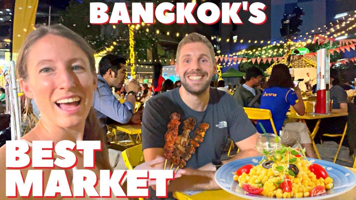 Eating Thai Food at our Favorite Night Market (❌NOT Jodd Fairs❌) in Bangkok, Thailand: Ratchayothin Eating Thai Food at our Favorite Night Market (❌NOT Jodd Fairs❌) in Bangkok, Thailand: Ratchayothin