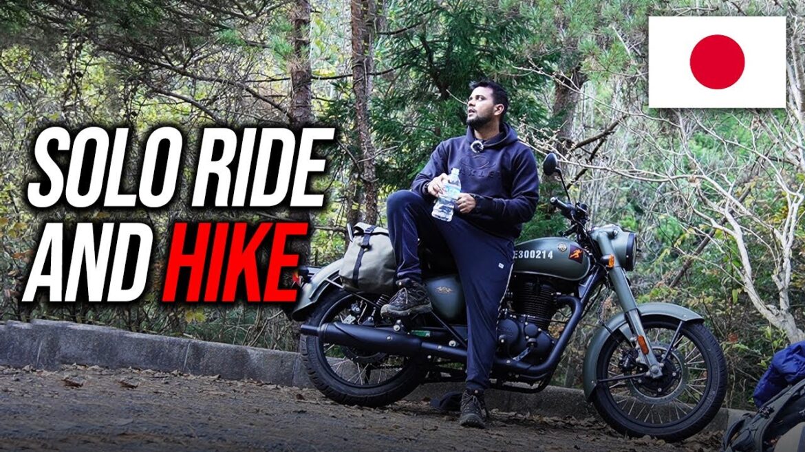 Solo Ride and hike II Mt Iwawaki II Indian in Japan