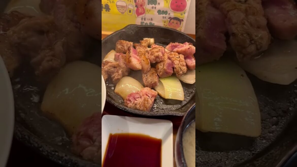 후쿠오카 기타큐슈 맛집. 포크 스테이크 B. #shorts