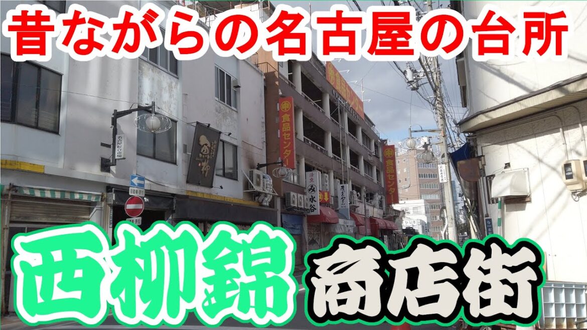 【愛知県】名古屋市中村区にある西柳錦商店街を歩く（街vlog）