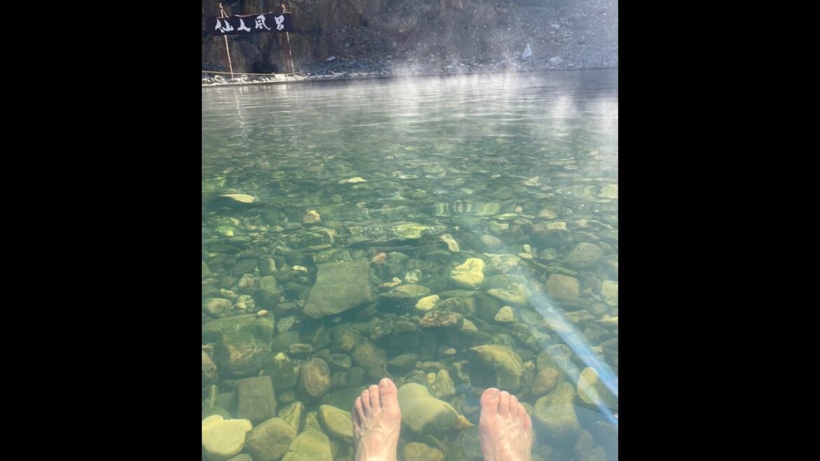 Japan free river Onsen