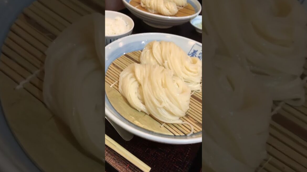 Akita's oldest local foods: Inaniwa Udon - #Shorts! 🍜