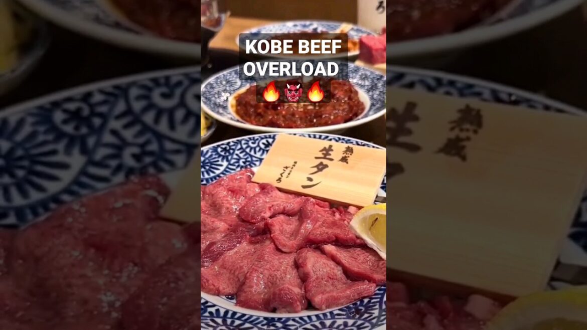 KOBE BEEF FEAST🤤🙀🥩🇯🇵 #japan #japantravel #youtubeshorts #youtube #osaka #shorts #shortsvideo KOBE BEEF FEAST🤤🙀🥩🇯🇵 #japan #japantravel #youtubeshorts #youtube #osaka #shorts #shortsvideo