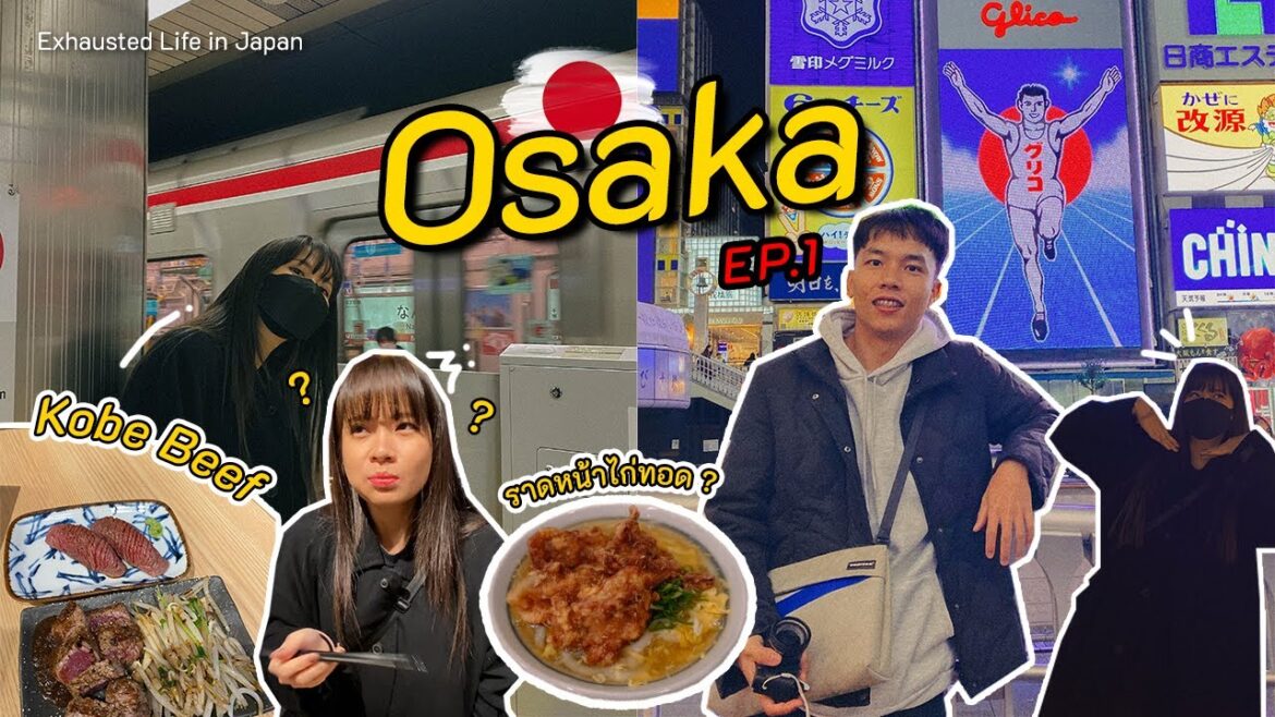Osaka Vlog ep.1 | เที่ยวโอซาก้า2023 กินของอร่อย Dotonbori Osaka Vlog ep.1 | เที่ยวโอซาก้า2023 กินของอร่อย Dotonbori